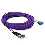 Picture of 2m ST to LC Purple OS2 Duplex OFNR (Riser-Rated) SMF Fiber Patch Cable