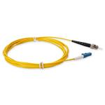 Picture of 2m ST to LC Yellow OS2 Simplex OFNR (Riser-Rated) SMF Fiber Patch Cable