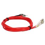 Picture of 3m ST to LC Red OM2 Duplex OFNR (Riser-Rated) Fiber Patch Cable