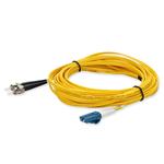 Picture of 50-Pack of 3m ST to LC Yellow OS2 Duplex OFNR (Riser-Rated) TAA SMF Fiber Patch Cables