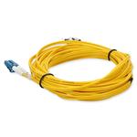 Picture of 50-Pack of 3m ST to LC Yellow OS2 Duplex OFNR (Riser-Rated) TAA SMF Fiber Patch Cables