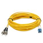 Picture of 50-Pack of 3m ST to LC Yellow OS2 Duplex OFNR (Riser-Rated) TAA SMF Fiber Patch Cables
