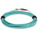 Picture of 4m ST to LC Aqua OM3 Duplex OFNR (Riser-Rated) Fiber Patch Cable