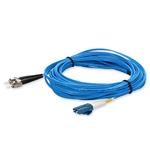 Picture of 5m ST to LC Blue OS2 Duplex OFNR (Riser-Rated) SMF Fiber Patch Cable