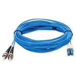 Picture of 5m ST to LC Blue OS2 Duplex OFNR (Riser-Rated) SMF Fiber Patch Cable