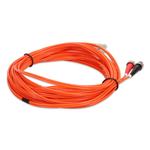 Picture of 6m ST to LC Orange OM1 Duplex OFNR (Riser-Rated) MMF Fiber Patch Cable