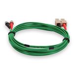 Picture of 3m ST to SC Green OM1 Duplex OFNR (Riser-Rated) MMF Fiber Patch Cable