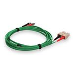 Picture of 3m ST to SC Green OM1 Duplex OFNR (Riser-Rated) MMF Fiber Patch Cable