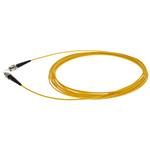 Picture of 0.5m ST to ST Yellow OS2 Simplex OFNR (Riser-Rated) SMF Fiber Patch Cable