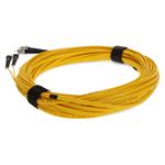 Picture of 25m ST to ST Yellow OS2 Duplex OFNR (Riser-Rated) SMF Fiber Patch Cable