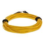 Picture of 25m ST to ST Yellow OS2 Duplex OFNR (Riser-Rated) SMF Fiber Patch Cable