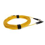 Picture of 25m ST to ST Yellow OS2 Duplex OFNR (Riser-Rated) SMF Fiber Patch Cable