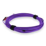 Picture of 3m ST to ST Purple OM4 Duplex OFNR (Riser-Rated) Fiber Patch Cable