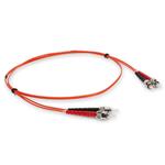 Picture of 4m ST to ST Orange OM1 Duplex OFNR (Riser-Rated) MMF Fiber Patch Cable
