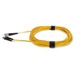 Picture of 5m ST to ST Yellow OS2 Duplex OFNR (Riser-Rated) SMF Fiber Patch Cable