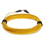 Picture of 5m ST to ST Yellow OS2 Duplex OFNR (Riser-Rated) SMF Fiber Patch Cable