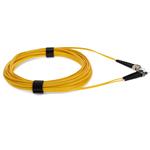 Picture of 5m ST to ST Yellow OS2 Duplex OFNR (Riser-Rated) SMF Fiber Patch Cable
