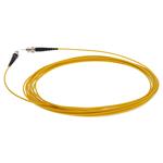 Picture of 6m ST to ST Yellow OS2 Simplex OFNR (Riser-Rated) SMF Fiber Patch Cable