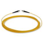 Picture of 6m ST to ST Yellow OS2 Simplex OFNR (Riser-Rated) SMF Fiber Patch Cable