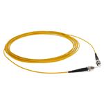 Picture of 6m ST to ST Yellow OS2 Simplex OFNR (Riser-Rated) SMF Fiber Patch Cable