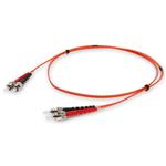 Picture of 8m ST to ST Orange OM1 Duplex OFNR (Riser-Rated) MMF Fiber Patch Cable