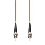 Picture of 9m ST to ST Orange OM1 Simplex LSZH MMF Fiber Patch Cable
