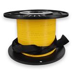 Picture of 390ft 12xLC to 12xLC Yellow OS2 OFNR (Riser-Rated) Fiber Trunk Cable with Pulling Eye