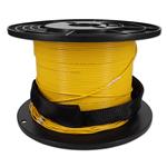 Picture of 725ft 12xLC to 12xLC Yellow OS2 OFNR (Riser-Rated) Fiber Trunk Cable with Pulling Eye