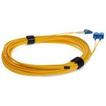 Picture of 5m USC to LC Yellow OS2 Duplex OFNR (Riser-Rated) SMF Fiber Patch Cable