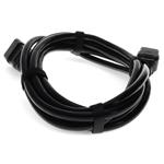 Picture of 3ft C19 Female to C20 Male 12AWG 100-250V at 20A Black Power Cable