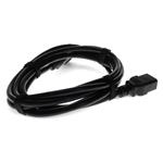 Picture of 6ft C19 Female to C20 Male 12AWG 100-250V at 20A Black Power Cable