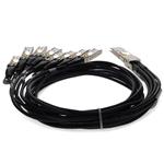 Picture of Arista Networks® CAB-D-8S-400G-2M Compatible TAA Compliant 400GBase-CU QSFP-DD 400G to 8xSFP56 Direct Attach Cable (Passive Twinax, 1m)