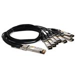Picture of Arista Networks® CAB-D-8S-400G-2M Compatible TAA Compliant 400GBase-CU QSFP-DD 400G to 8xSFP56 Direct Attach Cable (Passive Twinax, 1m)
