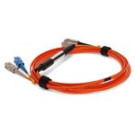 Picture of 1m SC to SC OM1 & OS1 Duplex OFNR (Riser-Rated) Fiber Mode Conditioning Cable