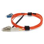 Picture of 1m LC (Male) Orange OM1 to LC (Male) Yellow OS2 Duplex OFNR Mode Conditioning Cable