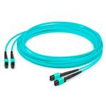 Picture of 5m MPO/UPC to MPO/UPC Aqua OM4 OFNR (Riser-Rated) 24-Strand Fiber Trunk Cable