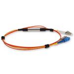Picture of 10m LC to SC OM1 & OS1 Duplex OFNR (Riser-Rated) Fiber Mode Conditioning Cable