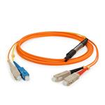 Picture of 5m SC to SC OM2 & OS1 Duplex OFNR (Riser-Rated) Fiber Mode Conditioning Cable