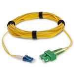 Picture of 2m ASC to LC Yellow OS2 Duplex OFNR (Riser-Rated) SMF Fiber Patch Cable