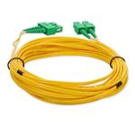 Picture of 4m ASC to ASC Yellow OS2 Duplex OFNR (Riser-Rated) SMF Fiber Patch Cable