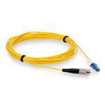Picture of 2m LC to FC Yellow OS2 Simplex OFNR (Riser-Rated) SMF Fiber Patch Cable