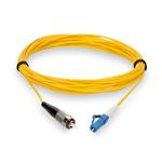 Picture of 2m LC to FC Yellow OS2 Simplex OFNR (Riser-Rated) SMF Fiber Patch Cable