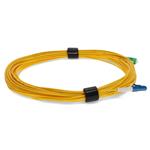 Picture of 12m ASC to LC Field Modifiable Yellow OS2 Simplex Microboot, Snagless OFNR (Riser-Rated) SMF Fiber Patch Cable