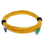 Picture of 12m ASC to LC Field Modifiable Yellow OS2 Simplex Microboot, Snagless OFNR (Riser-Rated) SMF Fiber Patch Cable