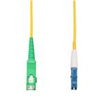 Picture of 7m ASC to LC Field Modifiable Yellow OS2 Simplex Microboot, Snagless OFNR (Riser-Rated) SMF Fiber Patch Cable