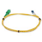 Picture of 7m ASC to LC Field Modifiable Yellow OS2 Simplex Microboot, Snagless OFNR (Riser-Rated) SMF Fiber Patch Cable