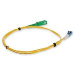 Picture of 7m ASC to LC Field Modifiable Yellow OS2 Simplex Microboot, Snagless OFNR (Riser-Rated) SMF Fiber Patch Cable