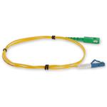 Picture of 7m ASC to LC Field Modifiable Yellow OS2 Simplex Microboot, Snagless OFNR (Riser-Rated) SMF Fiber Patch Cable