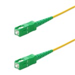 Picture of 5m ASC to ASC Yellow OS2 Simplex OFNR (Riser-Rated) SMF Fiber Patch Cable