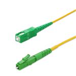 Picture of 2m ASC to ALC Yellow OS2 Simplex OFNR (Riser-Rated) SMF Fiber Patch Cable